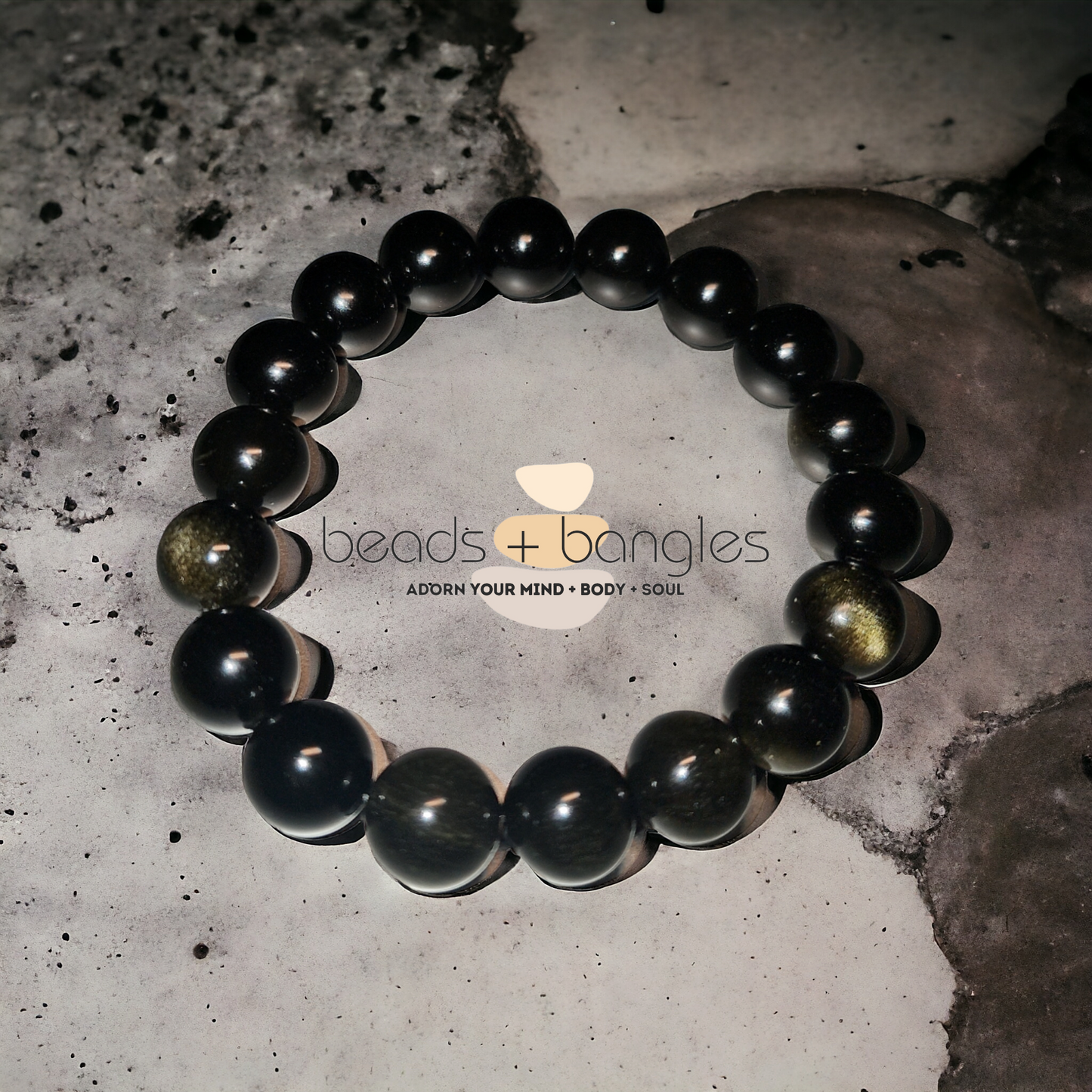 Golden Obsidian Bracelet