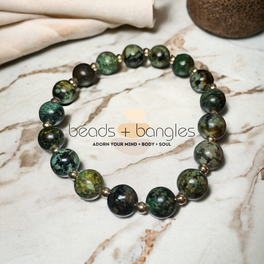 African Turquoise Bracelet